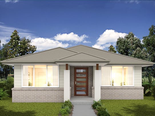 custom-house_and_land Floor-Plans NLH-REA-SS-Fac-Bay-Rear-Garage